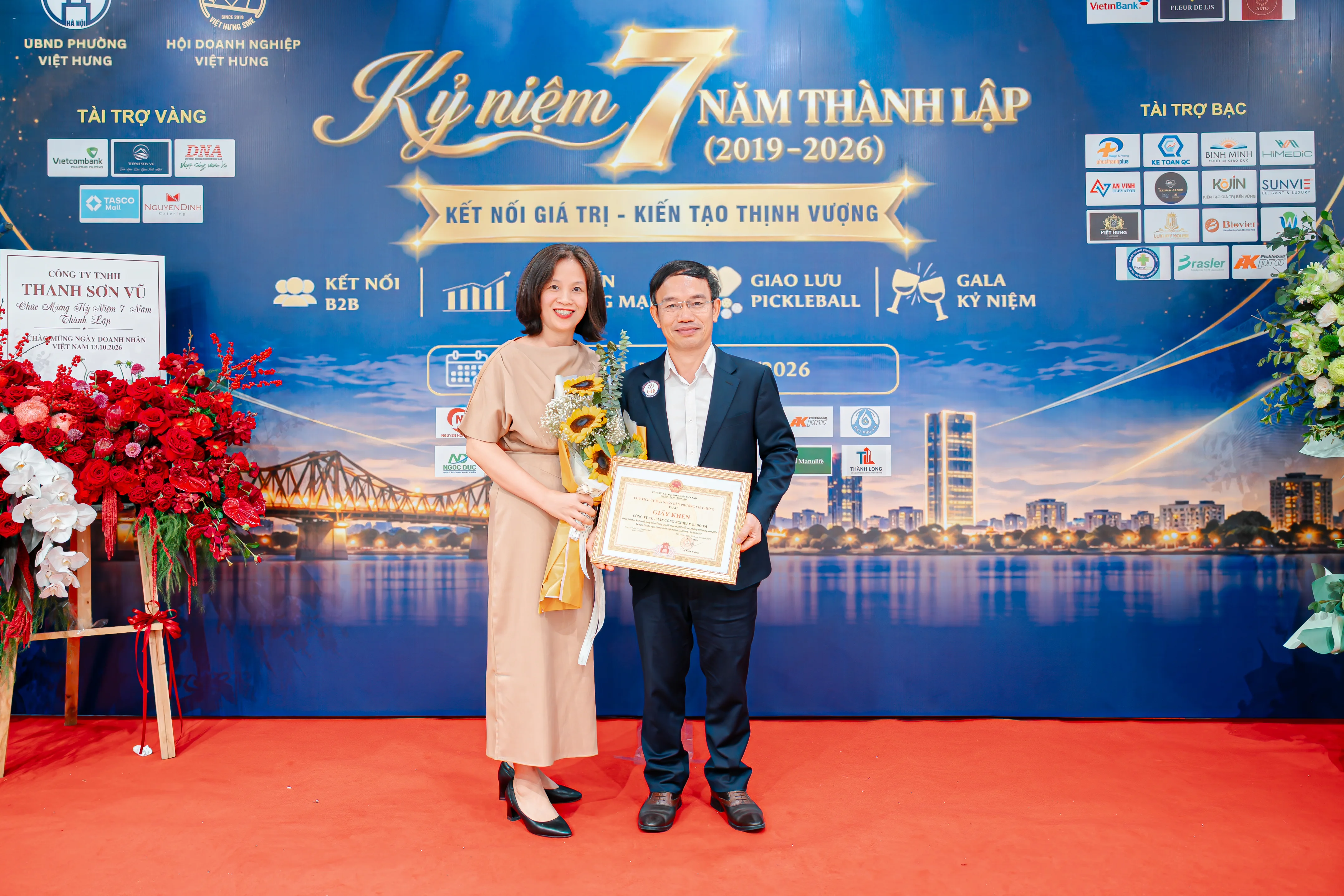 Weldcom được biểu dương tại Hội nghị gặp mặt doanh nghiệp tiêu biểu phường Việt Hưng năm 2026